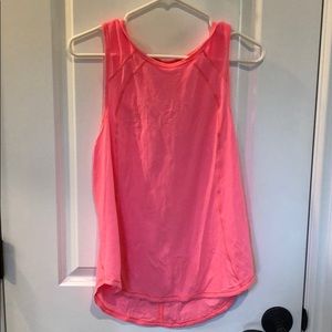 Lululemon neon coral tank
